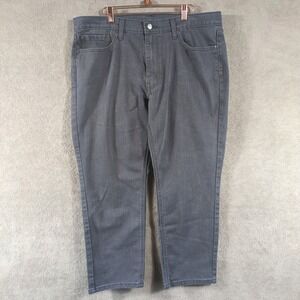 Levis 541 Athletic Taper Mens Charcoal Gray Jeans 38x30 W38 L30 Denim Pants